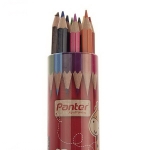 مداد رنگی 12 رنگ پنتر استوانه ای سایزکوچک