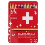 مداد آبرنگی 18 رنگ کارن داش Swiss Color